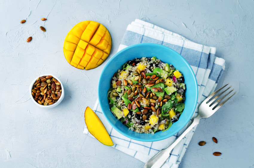 Recipe: Quinoa Salad with Mango, Black Bean and Avocado